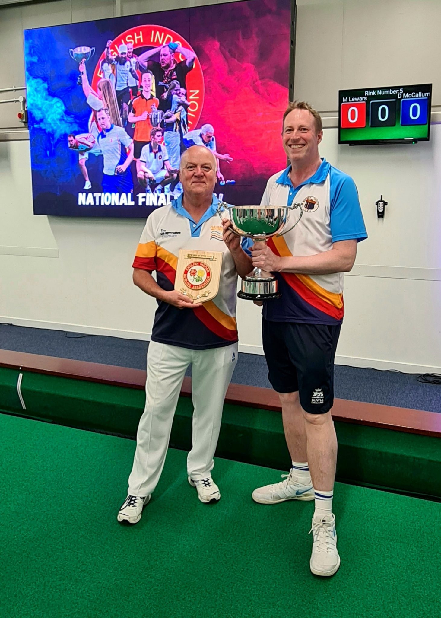 Over 60’s InterCounty Trophy 202324 Teams and Reports Surrey County Indoor Bowling Association